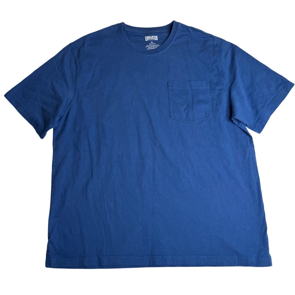 Duluth Trading Co Longtail T Pocket Workwear Blue Mens XL